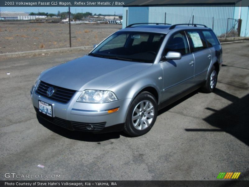Reflex Silver Metallic / Black 2003 Volkswagen Passat GLS Wagon