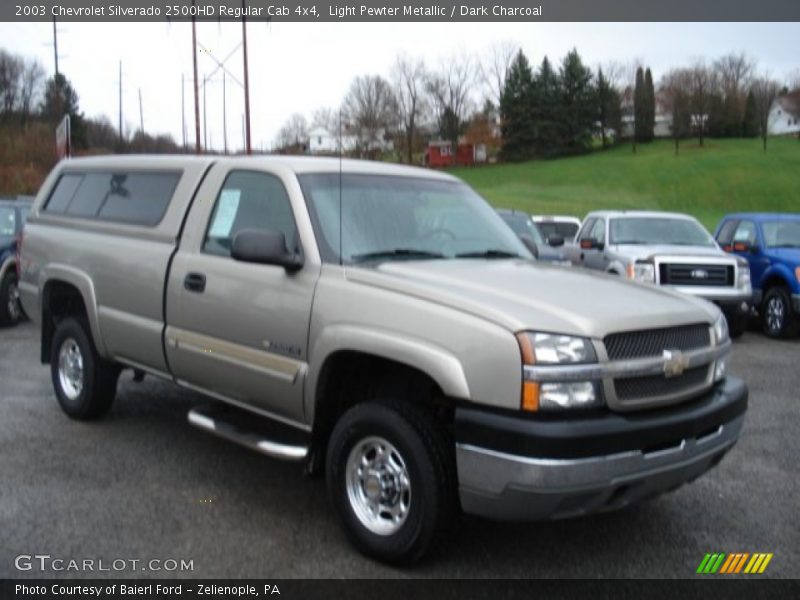 Light Pewter Metallic / Dark Charcoal 2003 Chevrolet Silverado 2500HD Regular Cab 4x4