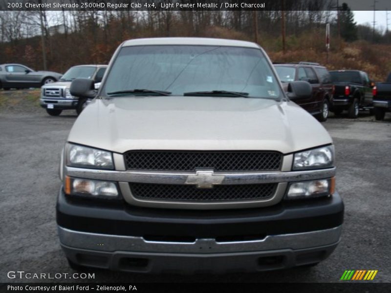 Light Pewter Metallic / Dark Charcoal 2003 Chevrolet Silverado 2500HD Regular Cab 4x4