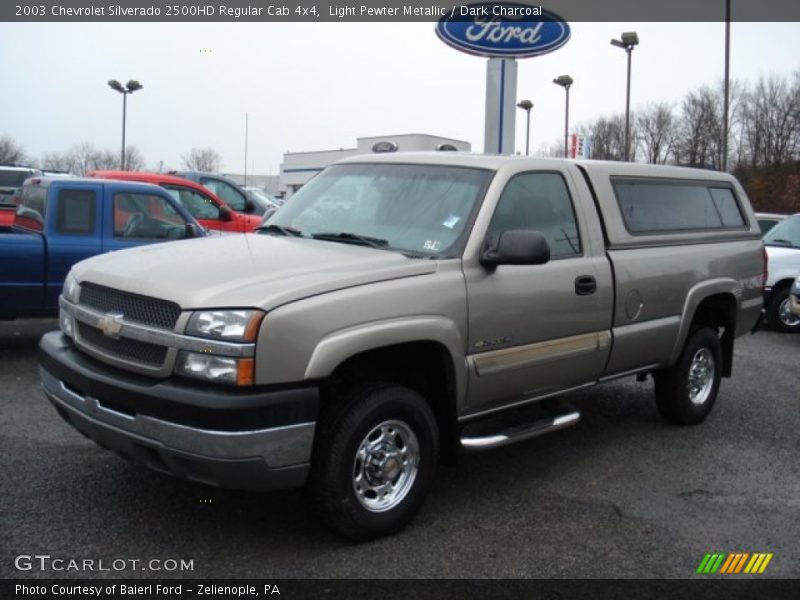 Light Pewter Metallic / Dark Charcoal 2003 Chevrolet Silverado 2500HD Regular Cab 4x4