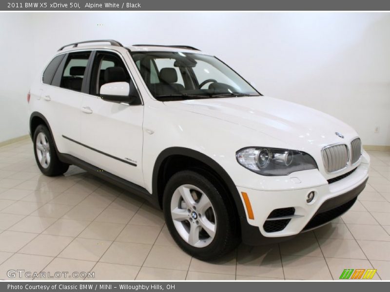 Alpine White / Black 2011 BMW X5 xDrive 50i