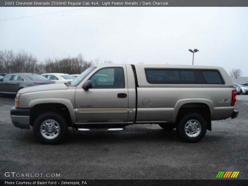 Light Pewter Metallic / Dark Charcoal 2003 Chevrolet Silverado 2500HD Regular Cab 4x4