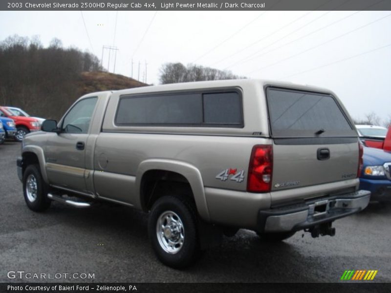 Light Pewter Metallic / Dark Charcoal 2003 Chevrolet Silverado 2500HD Regular Cab 4x4