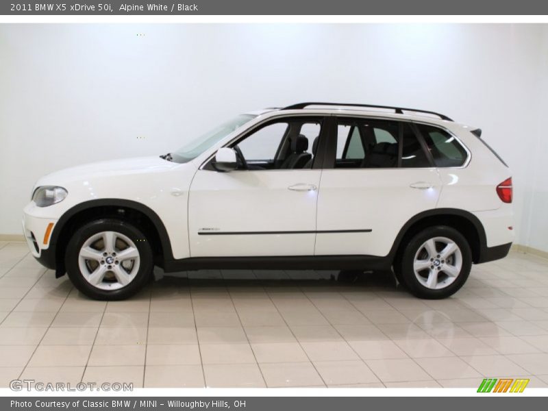 Alpine White / Black 2011 BMW X5 xDrive 50i