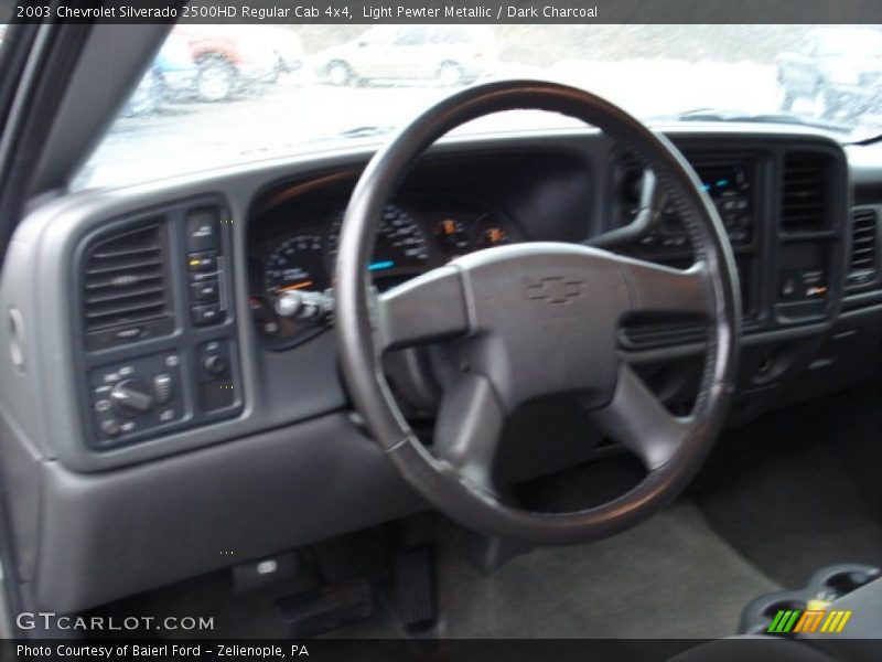 Light Pewter Metallic / Dark Charcoal 2003 Chevrolet Silverado 2500HD Regular Cab 4x4