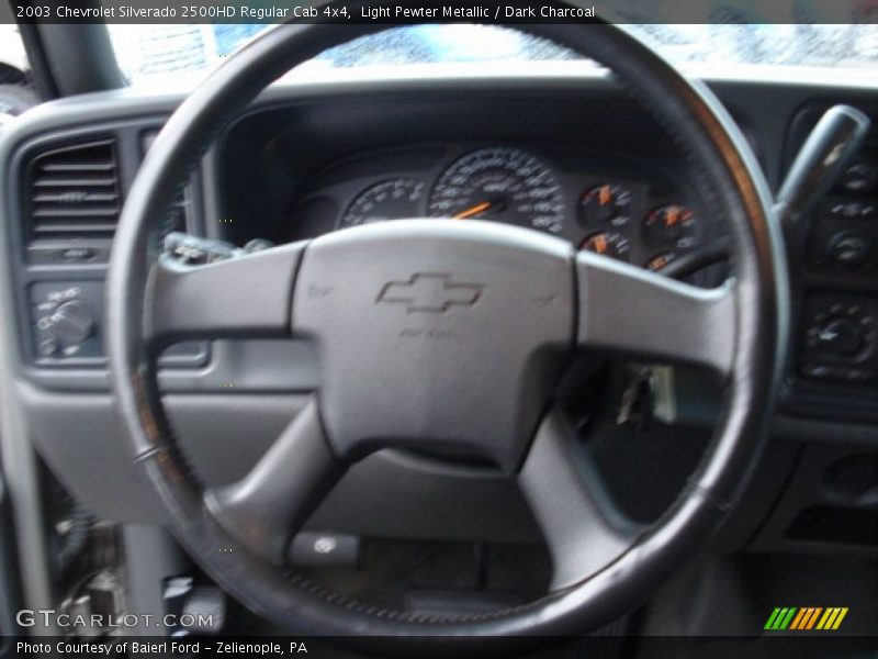 Light Pewter Metallic / Dark Charcoal 2003 Chevrolet Silverado 2500HD Regular Cab 4x4
