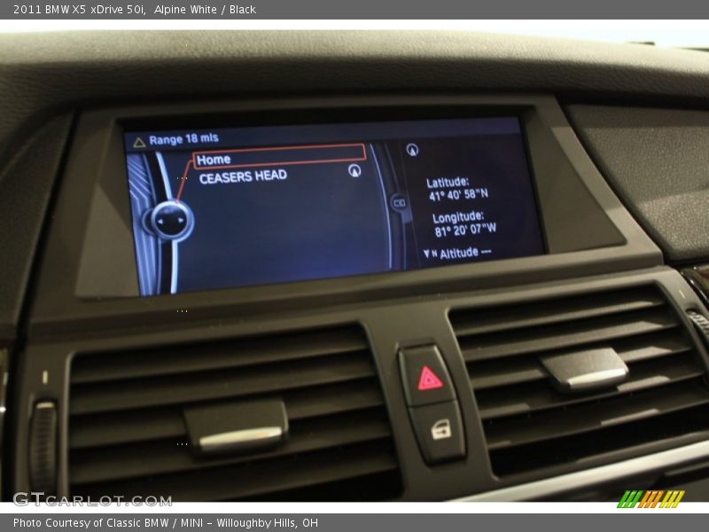 Alpine White / Black 2011 BMW X5 xDrive 50i