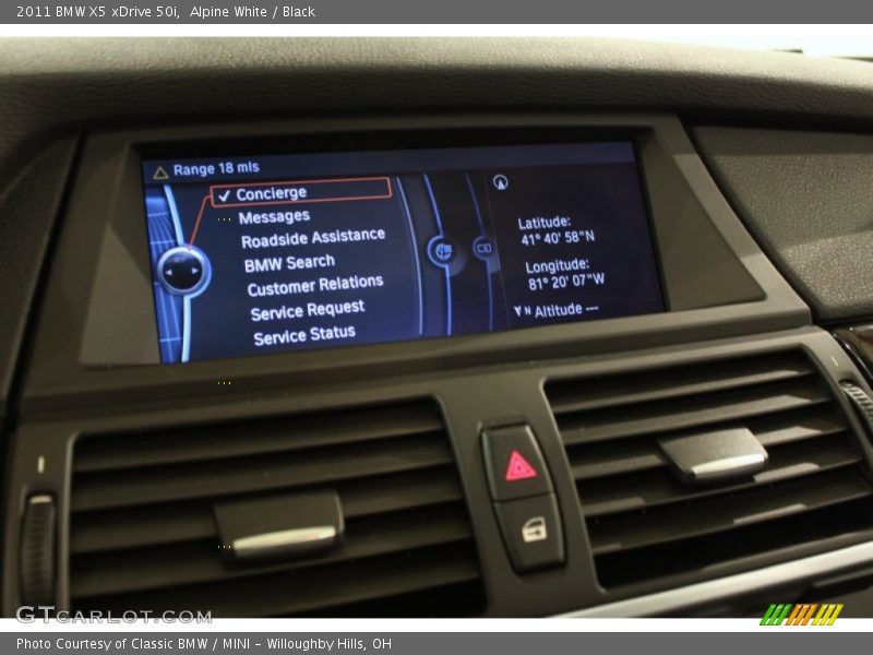 Alpine White / Black 2011 BMW X5 xDrive 50i