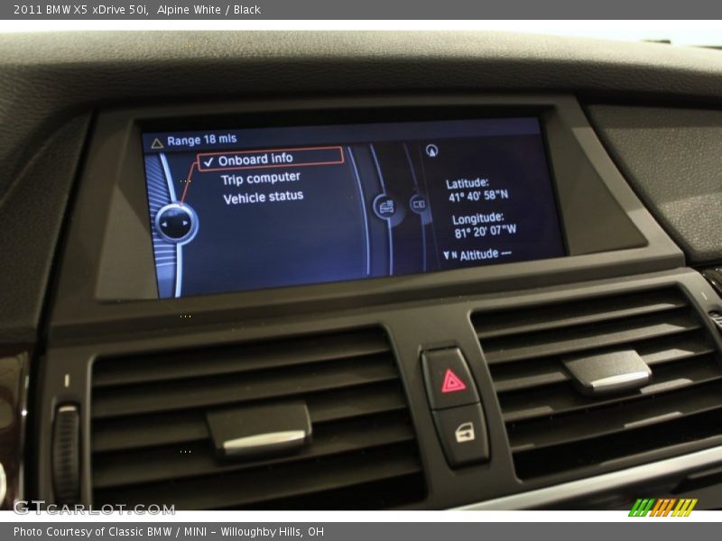 Alpine White / Black 2011 BMW X5 xDrive 50i