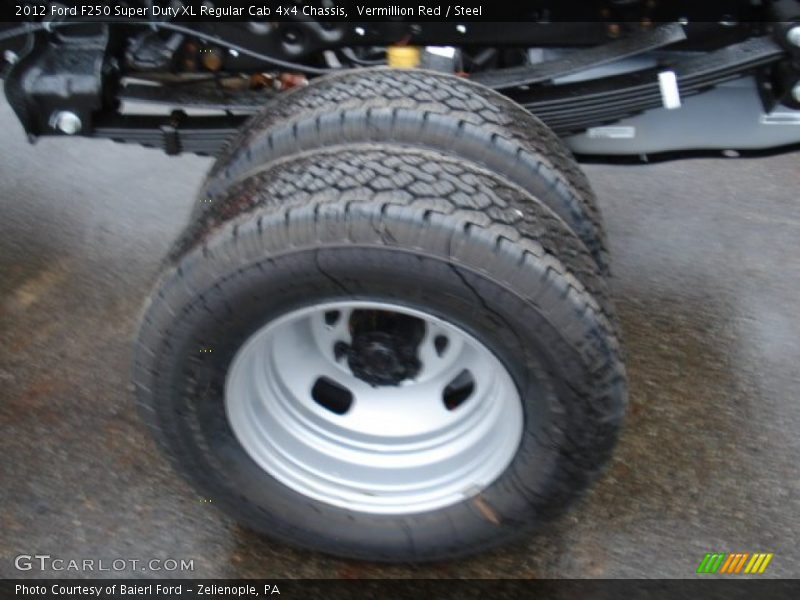  2012 F250 Super Duty XL Regular Cab 4x4 Chassis Wheel