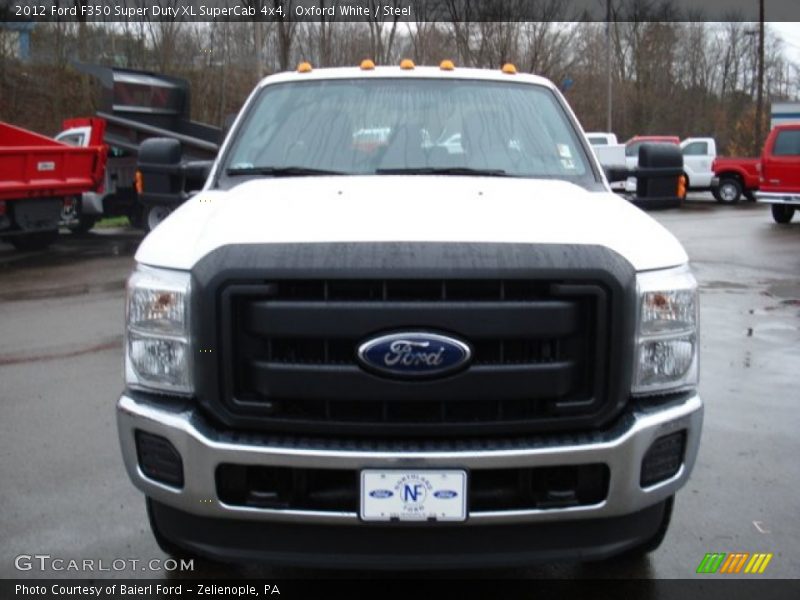 Oxford White / Steel 2012 Ford F350 Super Duty XL SuperCab 4x4