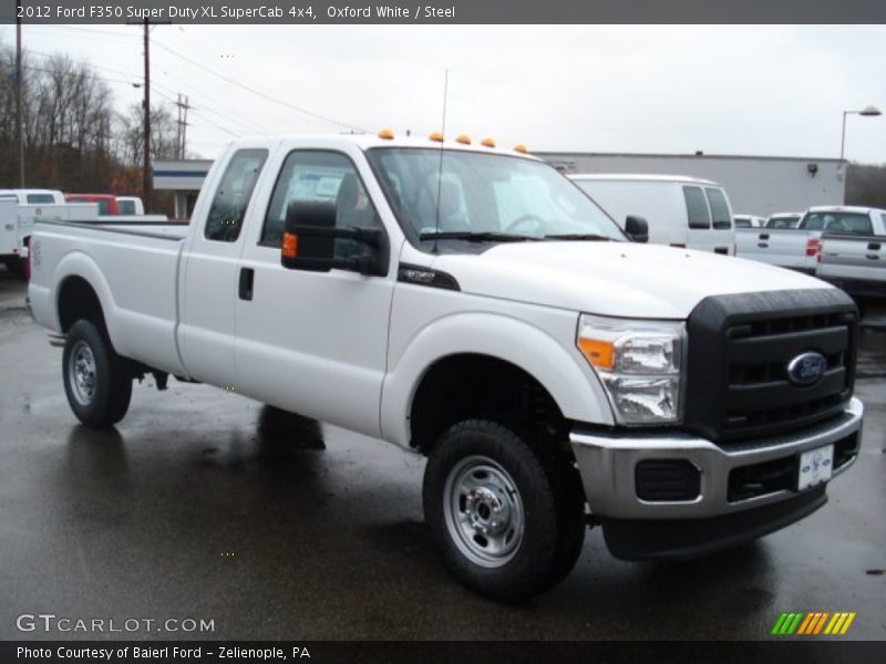 Oxford White / Steel 2012 Ford F350 Super Duty XL SuperCab 4x4