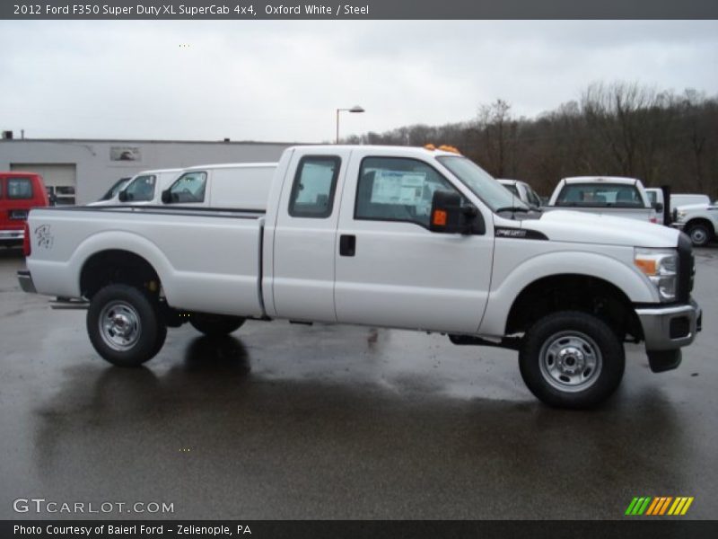 Oxford White / Steel 2012 Ford F350 Super Duty XL SuperCab 4x4