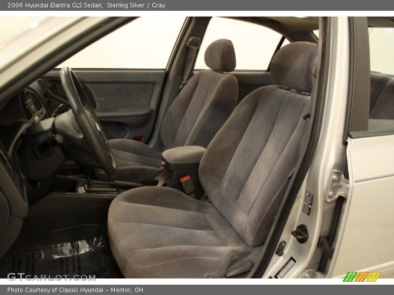 Sterling Silver / Gray 2006 Hyundai Elantra GLS Sedan