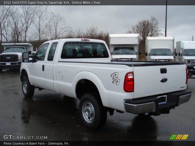 Oxford White / Steel 2012 Ford F350 Super Duty XL SuperCab 4x4