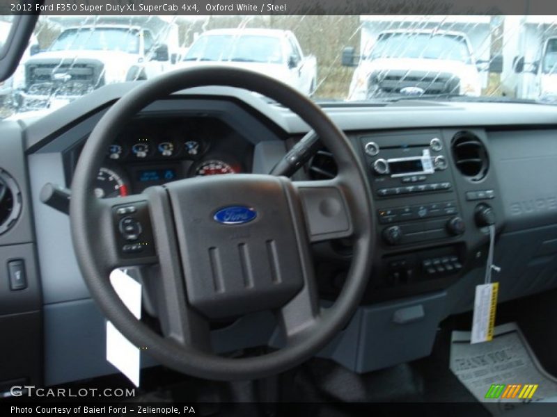 Oxford White / Steel 2012 Ford F350 Super Duty XL SuperCab 4x4