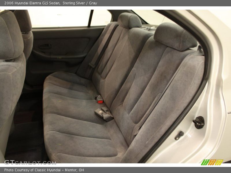 Sterling Silver / Gray 2006 Hyundai Elantra GLS Sedan