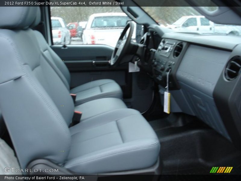 Oxford White / Steel 2012 Ford F350 Super Duty XL SuperCab 4x4