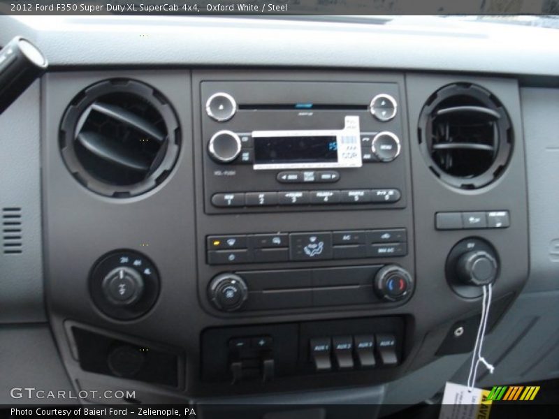 Controls of 2012 F350 Super Duty XL SuperCab 4x4