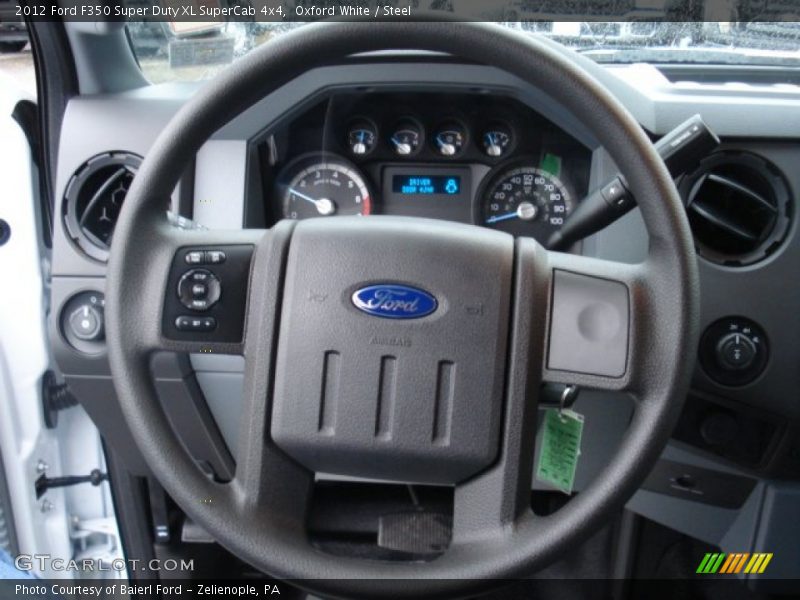  2012 F350 Super Duty XL SuperCab 4x4 Steering Wheel