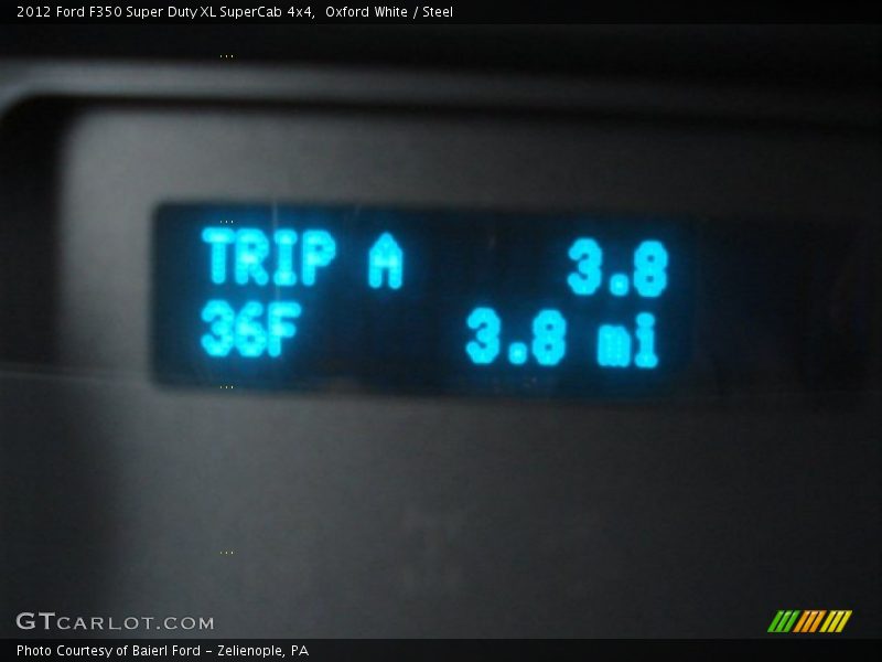 Oxford White / Steel 2012 Ford F350 Super Duty XL SuperCab 4x4