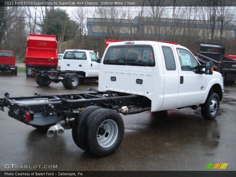  2012 F350 Super Duty XL SuperCab 4x4 Chassis Oxford White
