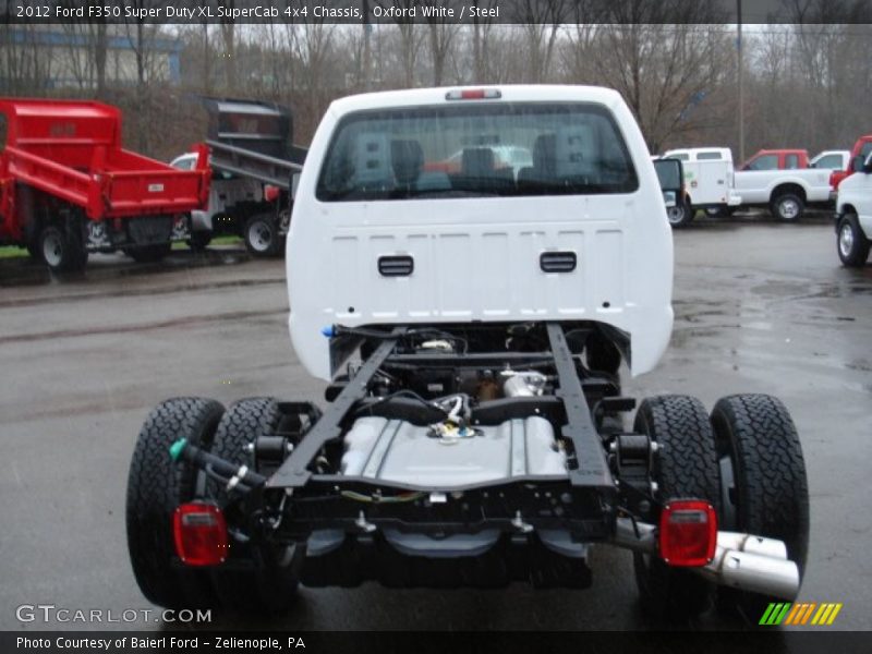 Oxford White / Steel 2012 Ford F350 Super Duty XL SuperCab 4x4 Chassis