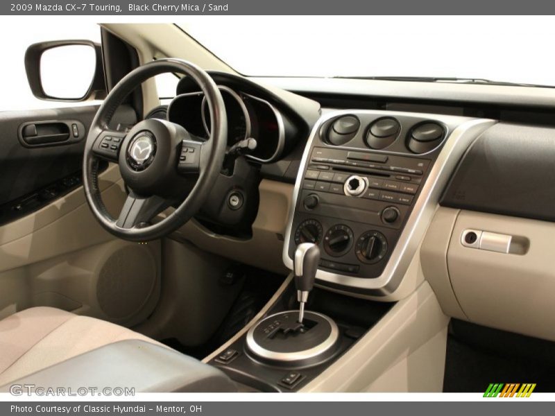 Black Cherry Mica / Sand 2009 Mazda CX-7 Touring