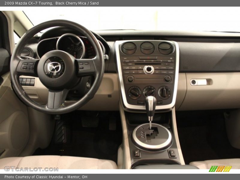 Black Cherry Mica / Sand 2009 Mazda CX-7 Touring