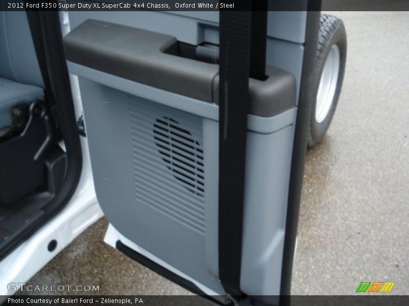 Oxford White / Steel 2012 Ford F350 Super Duty XL SuperCab 4x4 Chassis