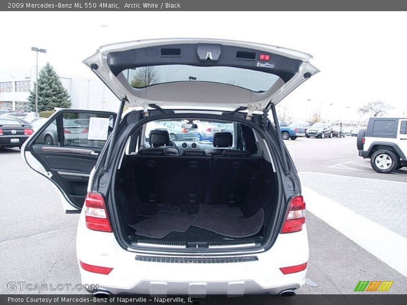 Arctic White / Black 2009 Mercedes-Benz ML 550 4Matic