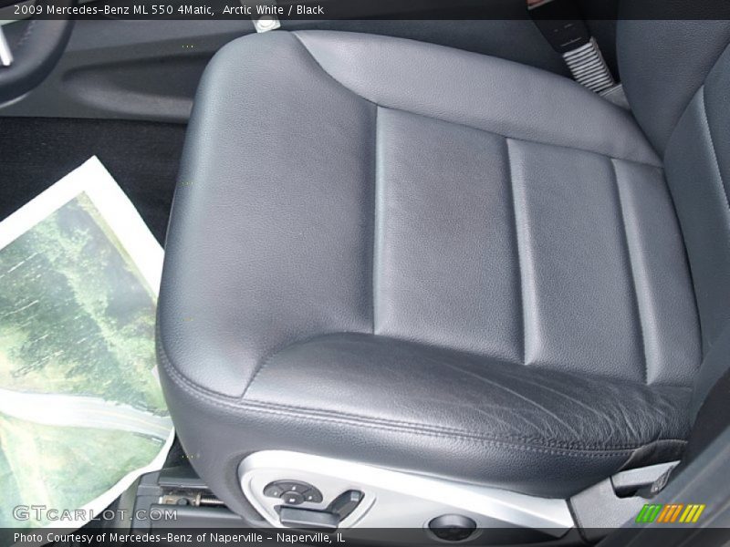 Arctic White / Black 2009 Mercedes-Benz ML 550 4Matic