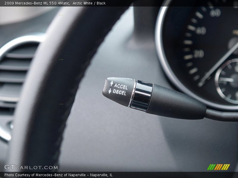 Arctic White / Black 2009 Mercedes-Benz ML 550 4Matic