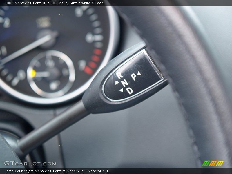 Arctic White / Black 2009 Mercedes-Benz ML 550 4Matic