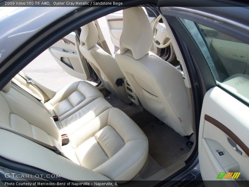 Oyster Gray Metallic / Sandstone Beige 2009 Volvo S80 T6 AWD