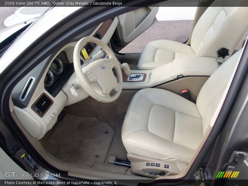 2009 S80 T6 AWD Sandstone Beige Interior