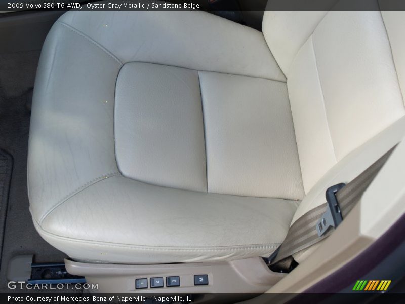 Oyster Gray Metallic / Sandstone Beige 2009 Volvo S80 T6 AWD