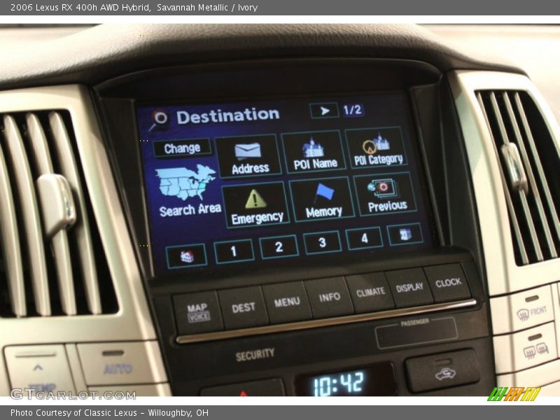 Savannah Metallic / Ivory 2006 Lexus RX 400h AWD Hybrid