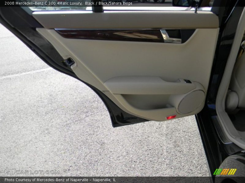 Black / Black/Sahara Beige 2008 Mercedes-Benz C 300 4Matic Luxury