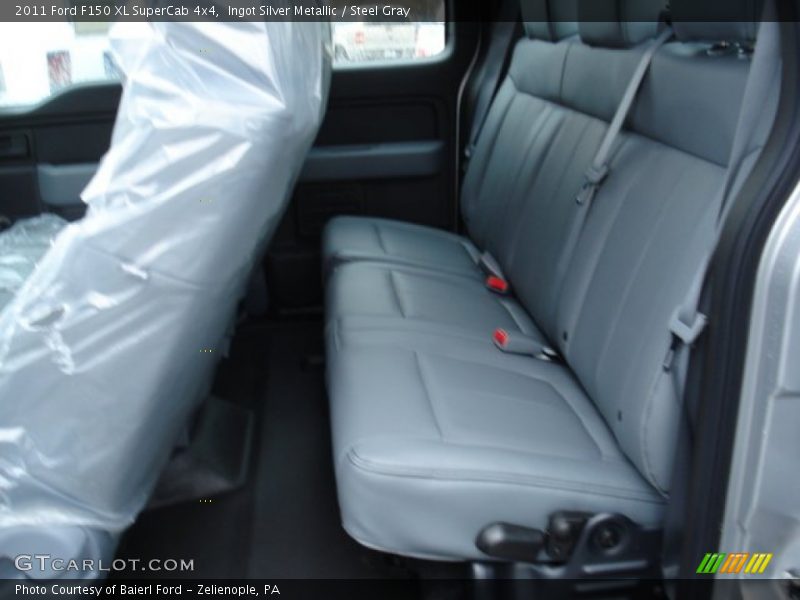 Ingot Silver Metallic / Steel Gray 2011 Ford F150 XL SuperCab 4x4