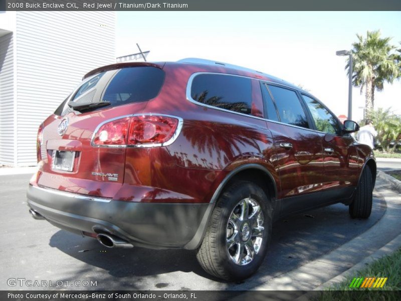 Red Jewel / Titanium/Dark Titanium 2008 Buick Enclave CXL
