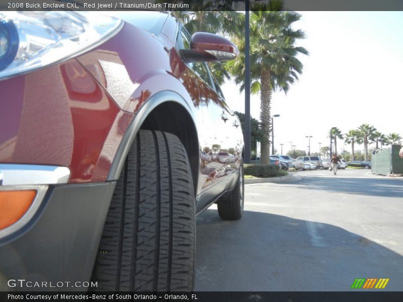 Red Jewel / Titanium/Dark Titanium 2008 Buick Enclave CXL
