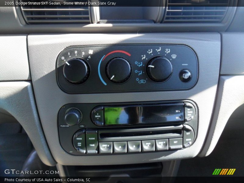 Stone White / Dark Slate Gray 2005 Dodge Stratus SXT Sedan