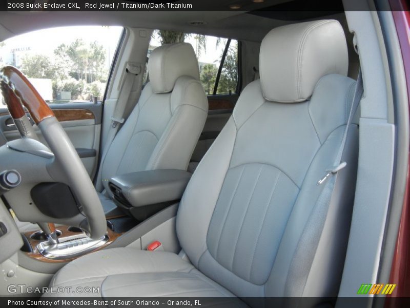 Red Jewel / Titanium/Dark Titanium 2008 Buick Enclave CXL