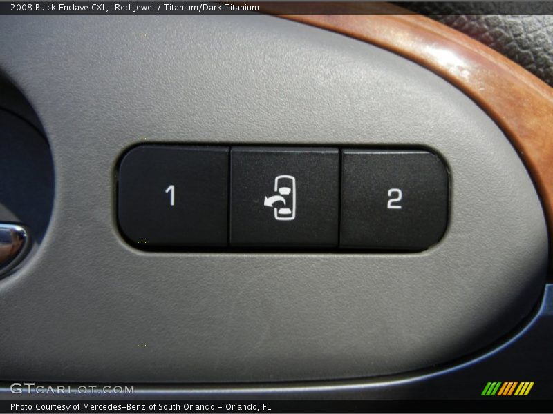 Red Jewel / Titanium/Dark Titanium 2008 Buick Enclave CXL