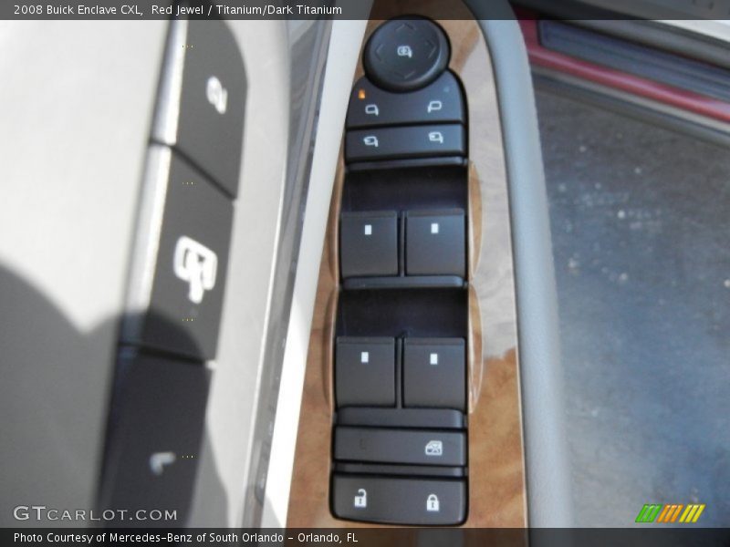 Red Jewel / Titanium/Dark Titanium 2008 Buick Enclave CXL