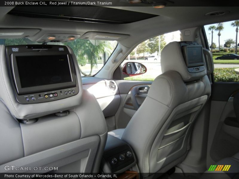 Red Jewel / Titanium/Dark Titanium 2008 Buick Enclave CXL