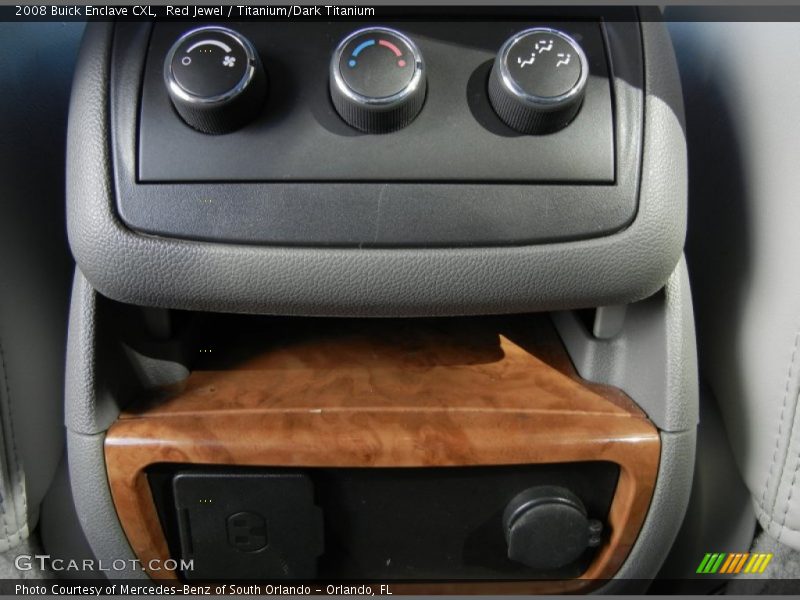 Red Jewel / Titanium/Dark Titanium 2008 Buick Enclave CXL