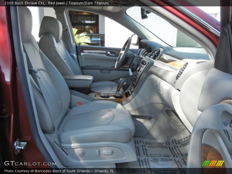 Red Jewel / Titanium/Dark Titanium 2008 Buick Enclave CXL