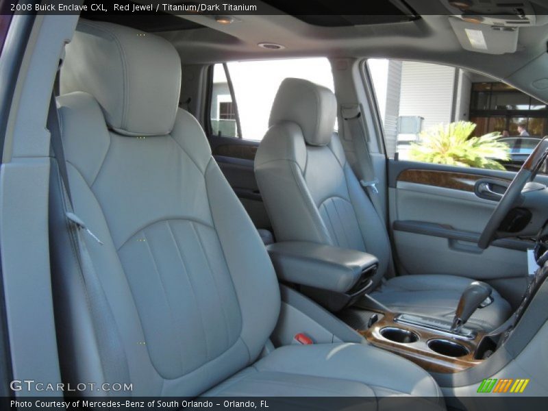 Red Jewel / Titanium/Dark Titanium 2008 Buick Enclave CXL